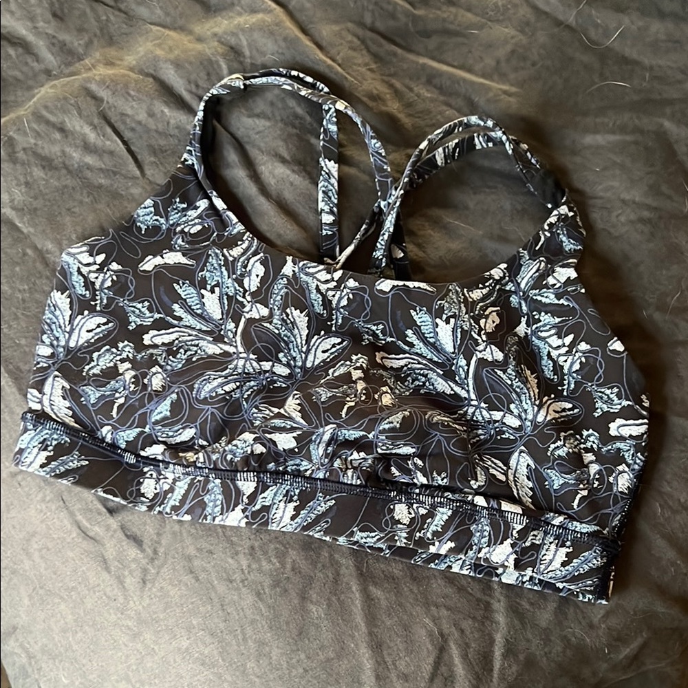 Floral Print Sports Bra